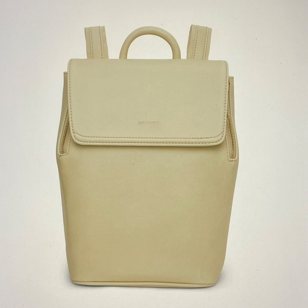 Matt & Nat Vanilla Fabi Mini‎ Vegan Backpack Clean Girl OS